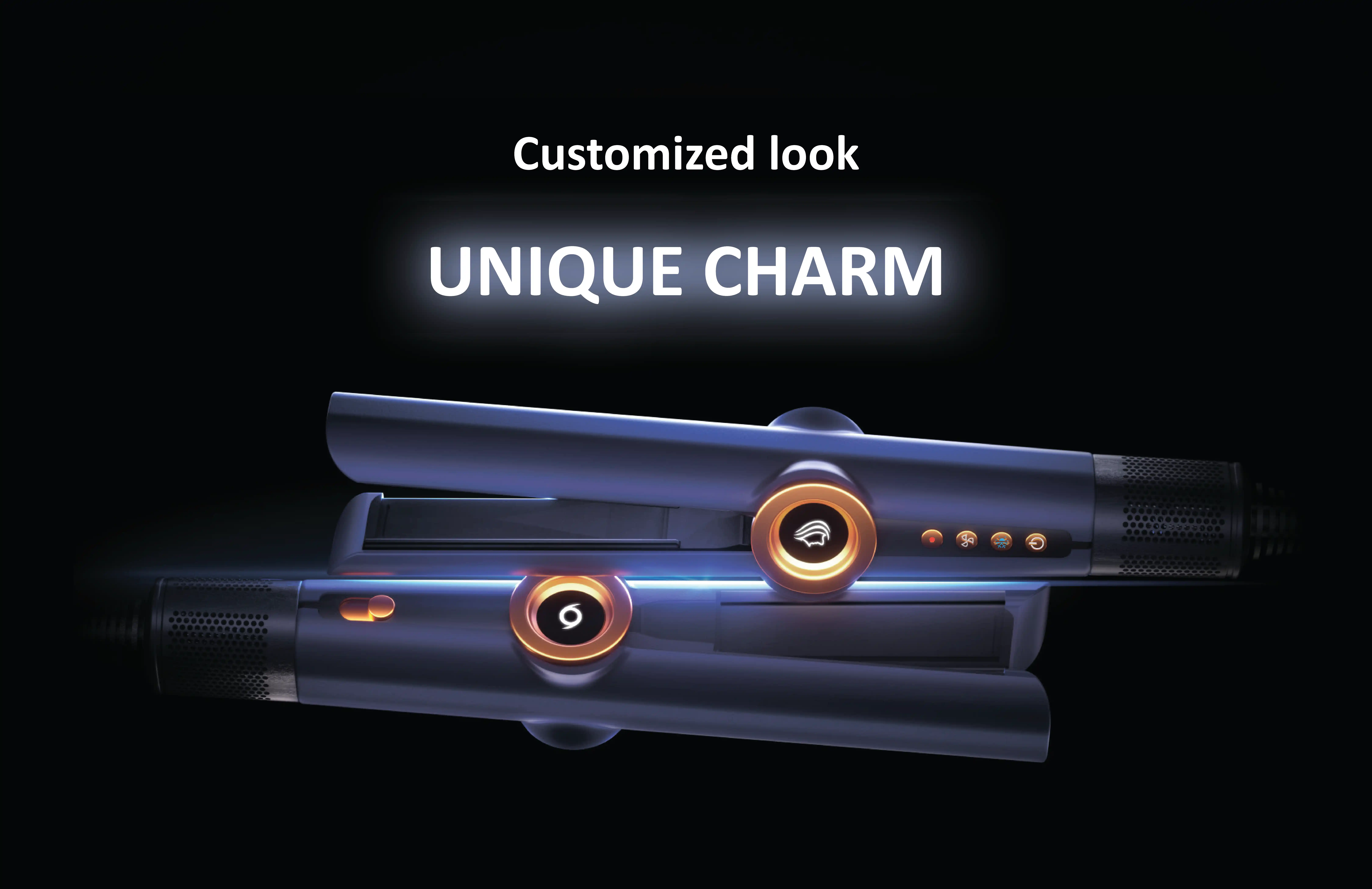 A personalized look and unique charm with the Daiwall AirStrait DF-08 Hair Straightener